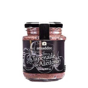 Kit 3X: Tapenade De Azeitona Preta Artesanal Amaddre 200G