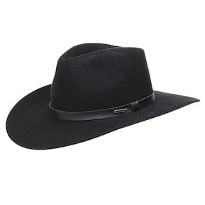 Chapéu Social de Feltro Preto Stetson 29852