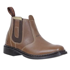 Botina Unissex Areia Bico Redondo Zebu 27727