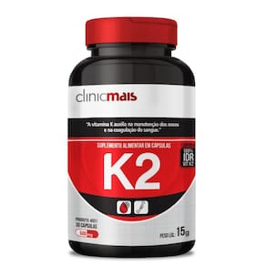 Vitamina K2 30 Cápsulas 500mg Clinicmais