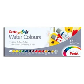 Aquarela Em Bisnaga Pentel - Estojo Com 15 Cores