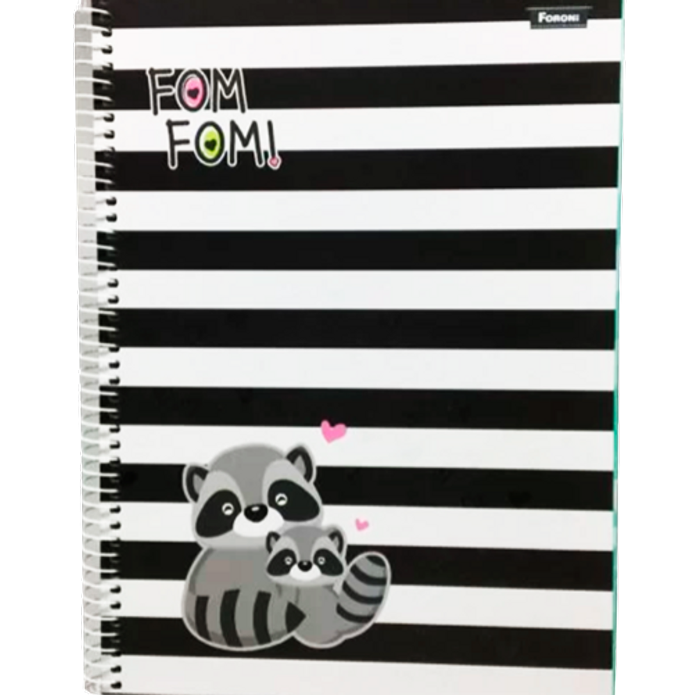 Caderno Universitário 1 Matéria 80 Fls Foroni Fom Fom P&B