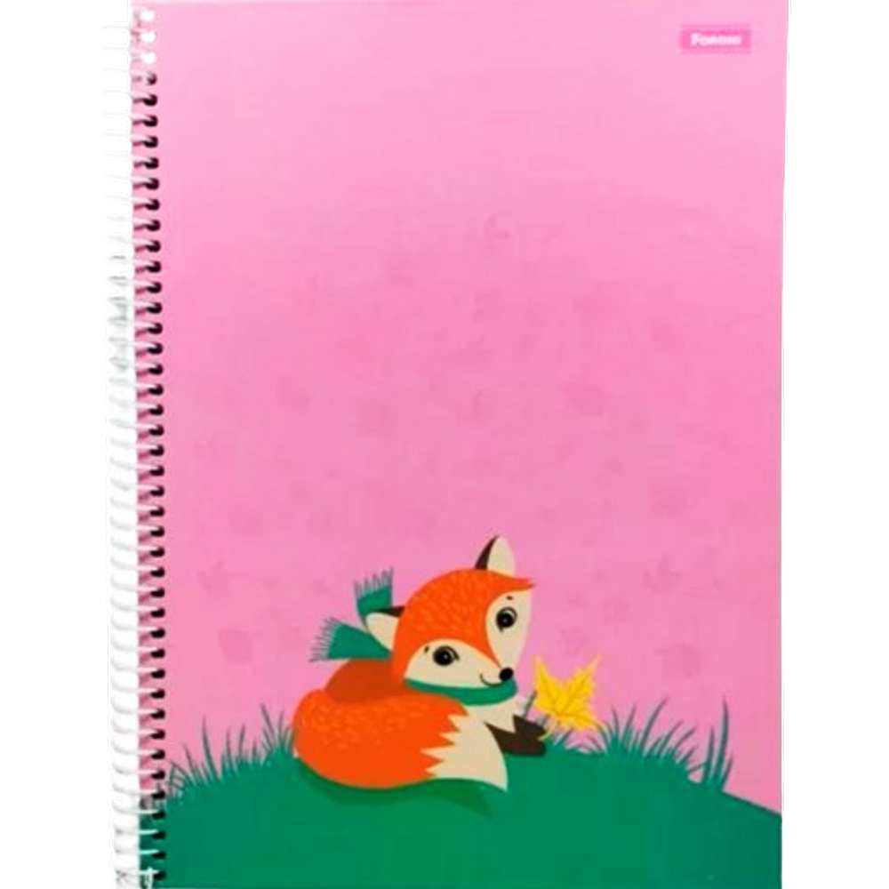 Caderno Universitário 1 Matéria 80 Fls Foroni Fom Fom Rosa