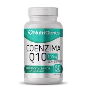 Coenzima Q10 Mais Vitaminas 60 Cápsulas 500mg Nutrigenes