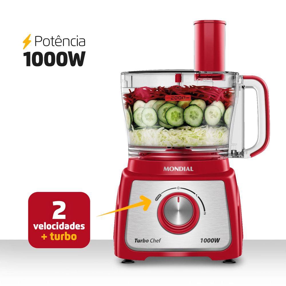 Multiprocessador Turbo Chef 7 em 1 Mondial MPN-01-RE