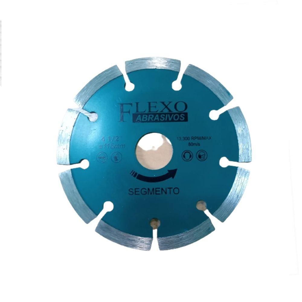 Disco Corte Diamantado Segmentado 4 1/2 115X7x22,23Mm Cx 10