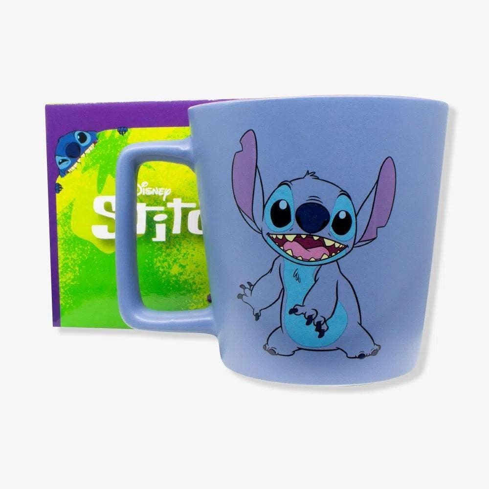 Caneca Stitch Disney Aloha 400Ml Zona Criativa 10025114