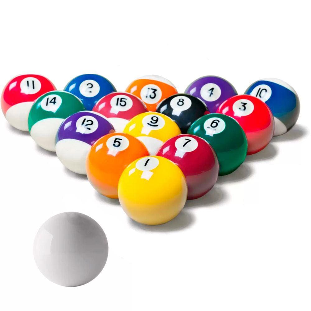 Jogo Bolas De Sinuca/Bilhar/Snooker 55 mm no Shoptime