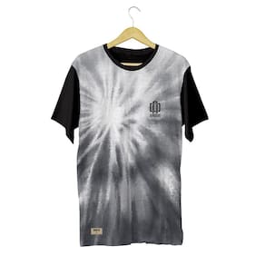 Camiseta  Di Nuevo Tie Dye Preta e Branca