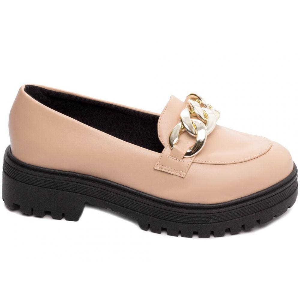 Mocassim Feminino Tratorado Rosê Rosa Torricella