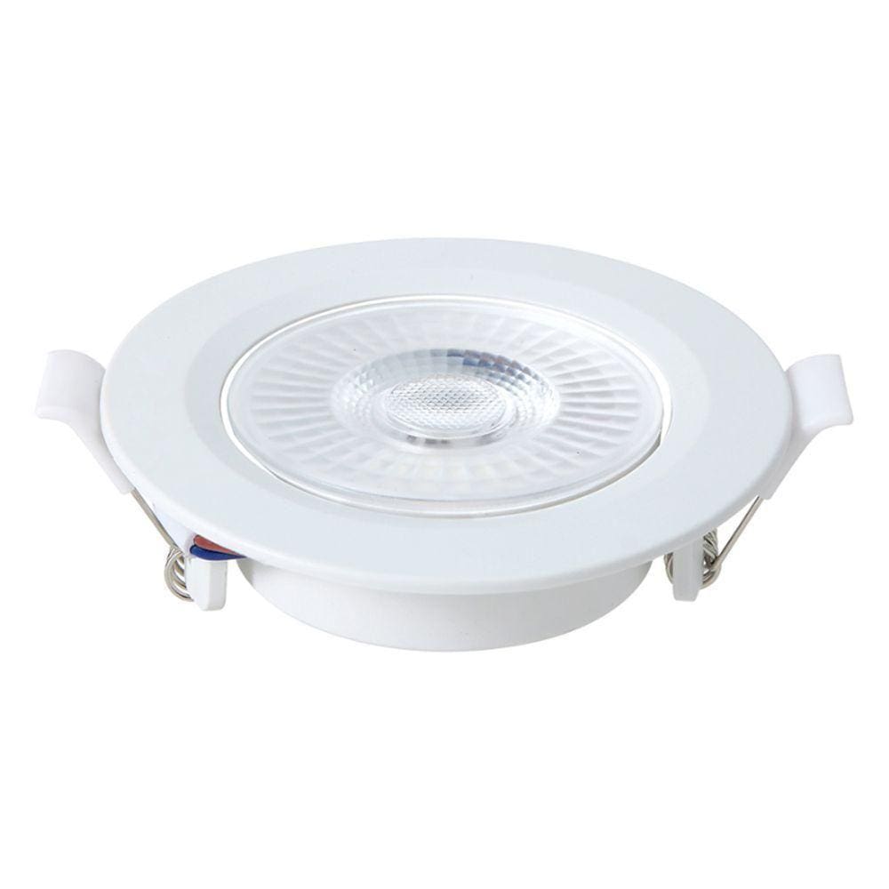 Spot Led Embutir Redondo 6w Branco - Blumenau Iluminação 4100k Luz Neutra