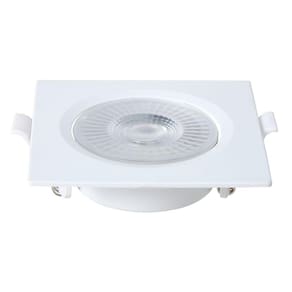 Spot Led Embutir Quadrado 8w Branco - Blumenau Iluminação 4100k Luz Neutra