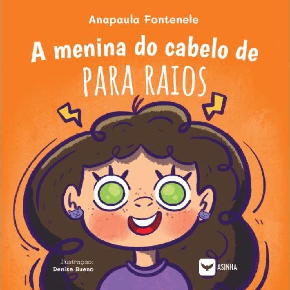 A menina do cabelo de para raios