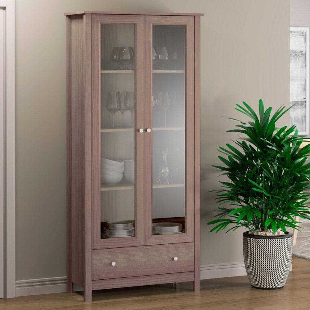 Cristaleira 2 Portas 1 Gaveta Ditália E-954 Diamond