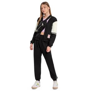 Conjunto Jaqueta e Calça em Moletom Juvenil Menina Gloss 31496