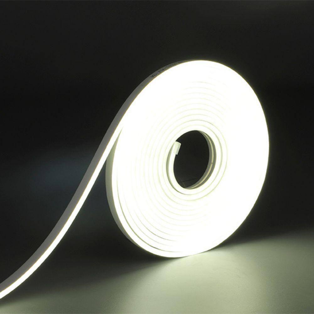 Fita De Led Neon Taschibra 8w/m Ip65 110v Cores | Valor Do Metro 4000k Luz Neutra