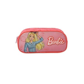 Estojo Escolar Barbie Fashion Vermelho - Luxcel