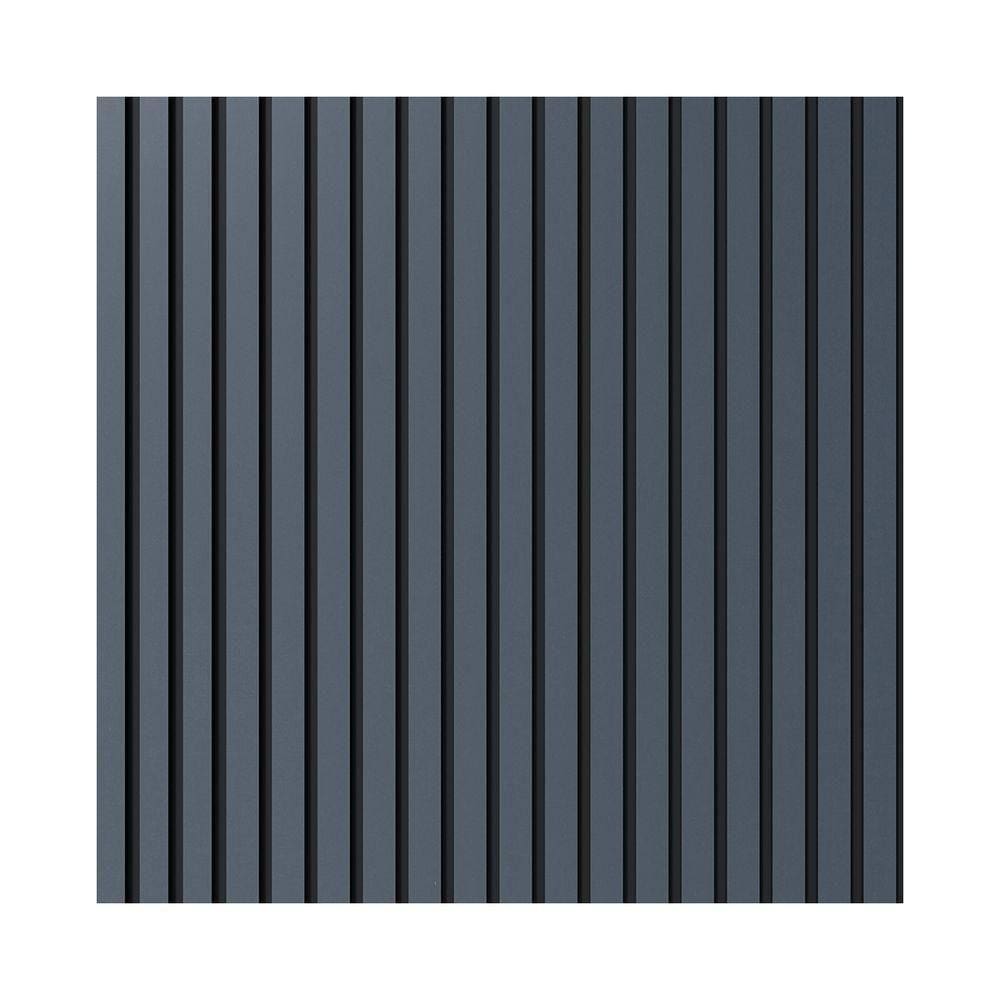 Painel Ripado Eva Laminado Autocolante 10cm Urban Metro M² Blue Com Textura Azul