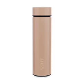 Garrafa Térmica Em Aço Inox Com Termômetro Led 500ml Rosa