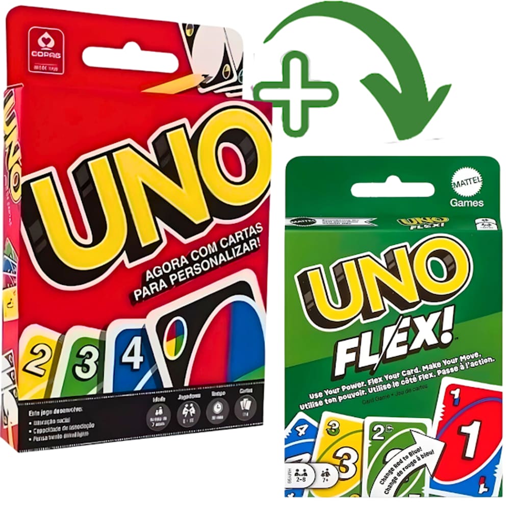 Jogo de cartas uno preto