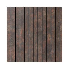 Painel Ripado Eva Laminado Autocolante 10cm Urban Plus Metro M² Corten Com Textura Amadeirado
