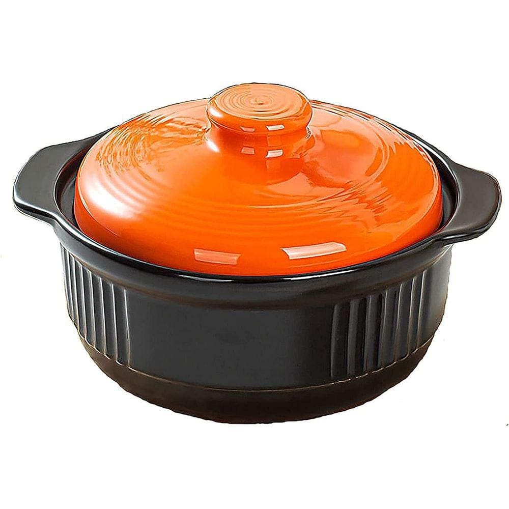 Panela Caçarola em Cerâmica com Tampa 2,2 Litros 21,5cm