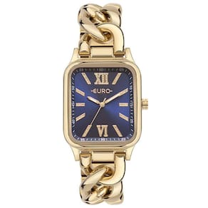 Relógio Euro Feminino Ref: Eu2035yuf/4a Bracelete Retangular Dourado