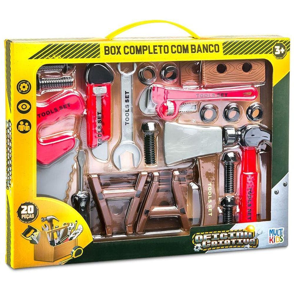 Oficina Criativa Box Completo Com Banco