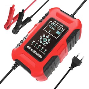 Carregador de Bateria Automático 12v-24v10a, Display Digital