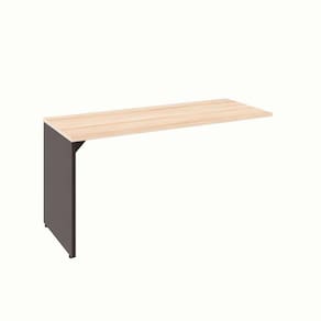 mesa dinâmica shelf calvi e preta 150 cm