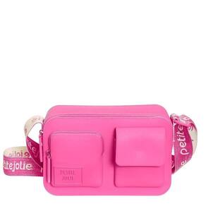 Bolsa Petite Jolie Move Alça Transversal Em Gorgorão Rosa Ro