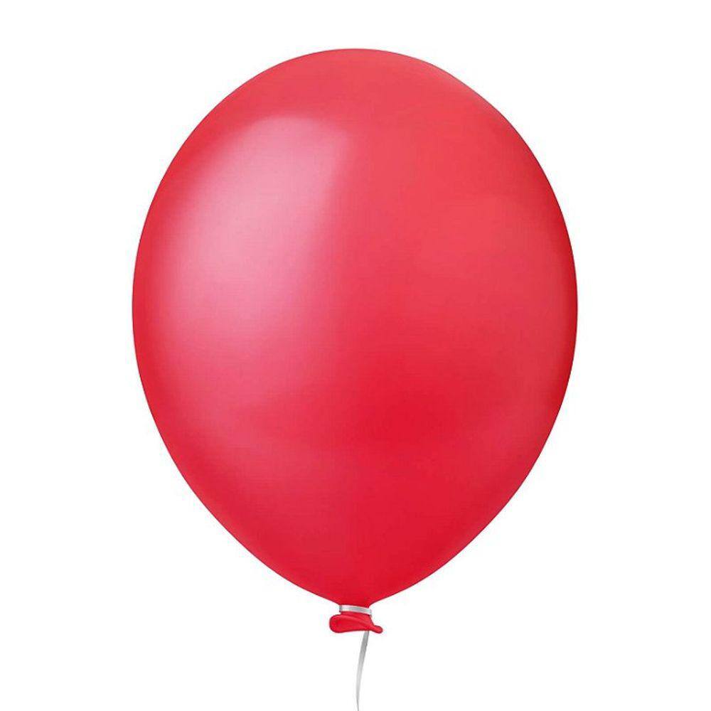 Balão 5 Vermelho 50un Happy Day