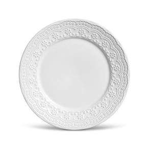 Conjunto 6 Pratos Rasos Madeleine Branco 26cm Porto Brasil