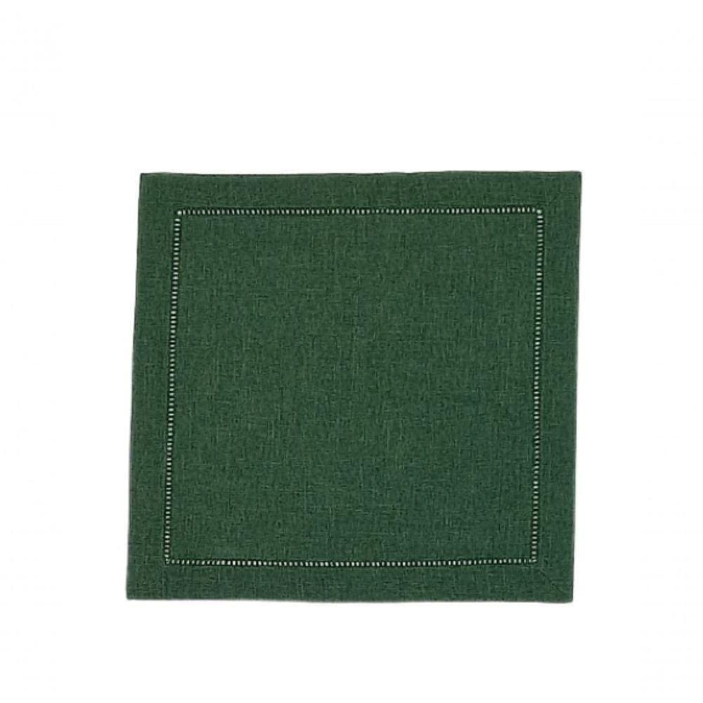 Guardanapo De Linho Natal Verde 45X45 Cm
