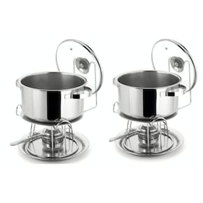 Kit 2 Réchaud 7L Panela Aço Inox Para Buffet Forma