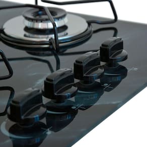 Fogão Cooktop Classic 4 Bocas Ultra Chama Preto