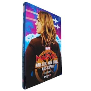 Livro Físico Capitã Marvel Liza Palmer Mais Alto, Mais Longe, Mais Rápido