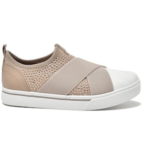 Tênis Feminino Casual Slip On Flatform Calce Fácil Via Marte 23-5208