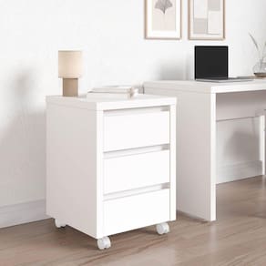 Gaveteiro Modular com Rodizio Ficus CabeCasa MadeiraMadeira Branco