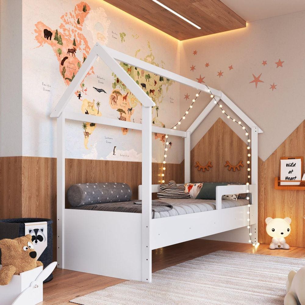 Cama Infantil Montessoriana Branco