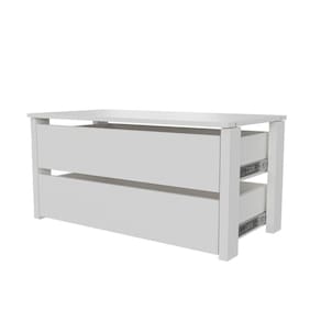 Kit Gaveteiro 87cm Hera CabeCasa MadeiraMadeira Branco