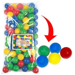 Kit Bolinhas Coloridas Pacote Com 100 unidades Braskit 4207
