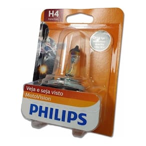 Lampada Farol H4 12V 35/35W Motovision Philips