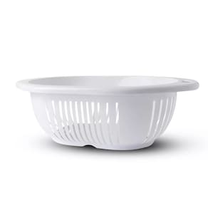 Escorredor de Alimentos Salada Macarrão Legumes Frutas Cozinha Restaurante Cesto 3 Litros Resistente