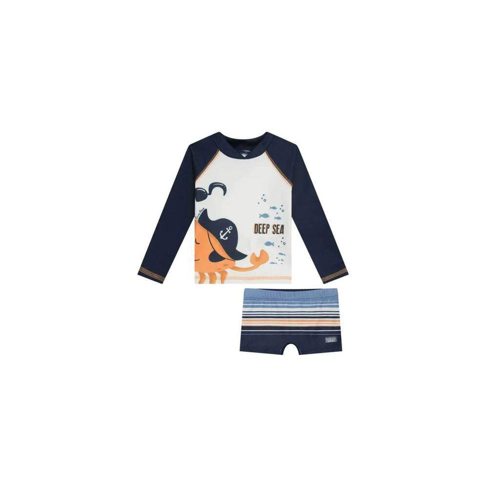 Conjunto de Camiseta em Malha UV Dry com Proteção UV 50+ 61489