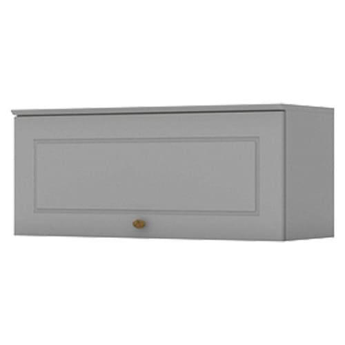 imagem-Armário Aéreo 1 Porta Basculante 80 cm Americana Cinza - Henn