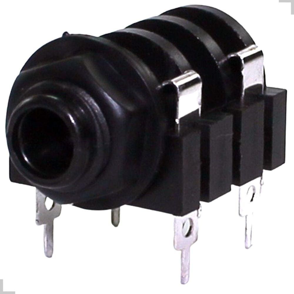Plug Jack J10 Estéreo Para Placa Circuito Fechado
