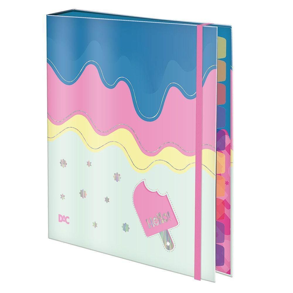 Caderno Argolado Colegial Hello 48 Folhas 4066 - DAC
