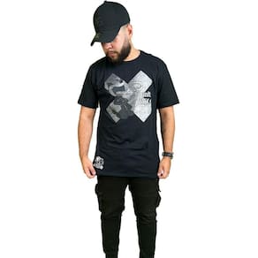 Camiseta Ecko Gato Félix X Preta Collab