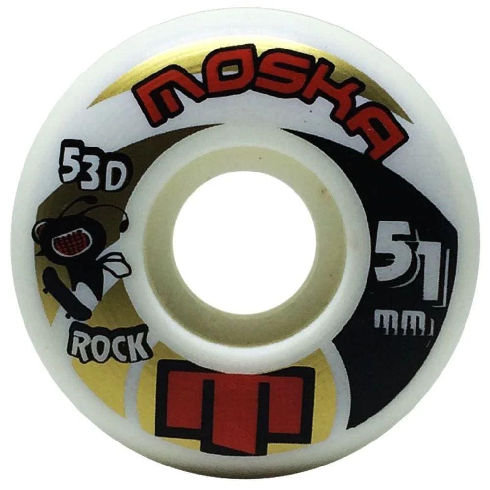 Roda Moska 51mm 53D Rock White